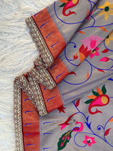 Jaal Paithani Soft Silk Scallop Border Lace Saree